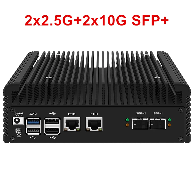 Topton I3 Mini PC Home Server - 2x10G LAN & 2.5G NVMe Storage