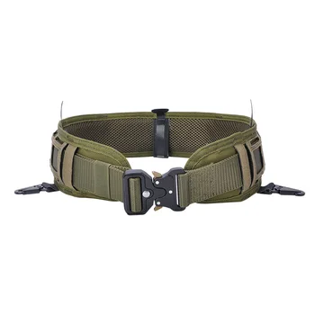 Military Army Battle Belt Tactical Padded Combat Belt For Military Equipment And Outdoor Sports