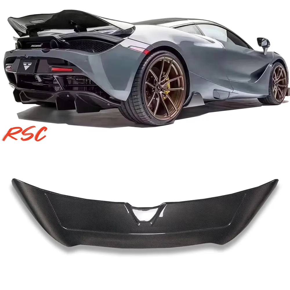 Vrs Rear Dry Carbon Fiber Spoiler For Mclaren 720S 720 Coupe 720 Spider Perfect Fitment