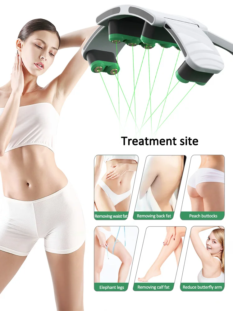 New Design Type Slimming For Weight Reduction Green Led Light Body Slim Lipo Laser Machine For Sale