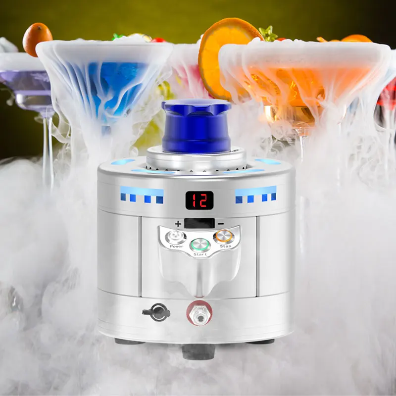 Portable Making and Instant Glass Chilling Ball Maker Cup Dry Stainless Steel Ice Maker with Quick CO2 Machines for Bars