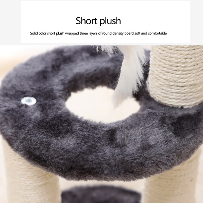 High Quality Plush Sisal Cat Tree For Cats To Play With Cat Climbing