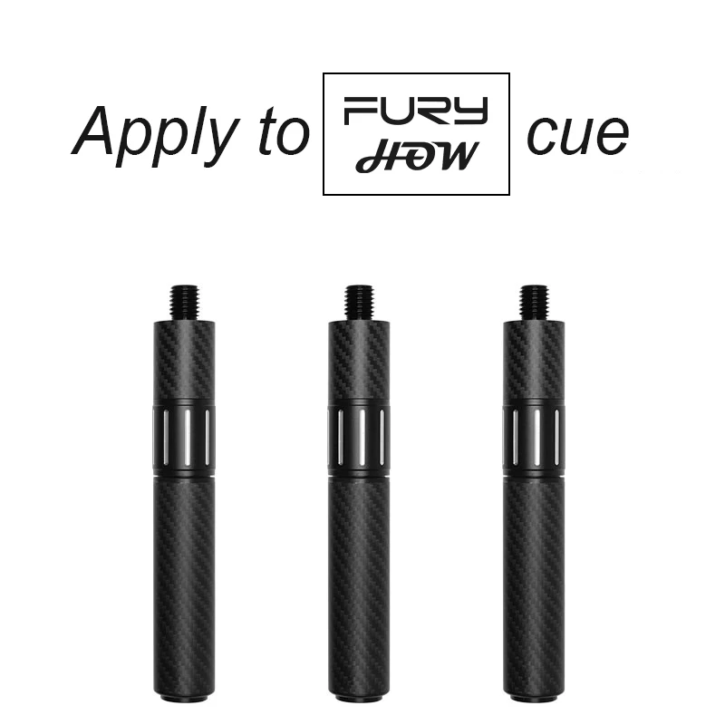 TY Brand High Quality Professional Carbon Fiber Cue Extension Extender Scalable for Fury or How Pool Cue Billiards Accessories