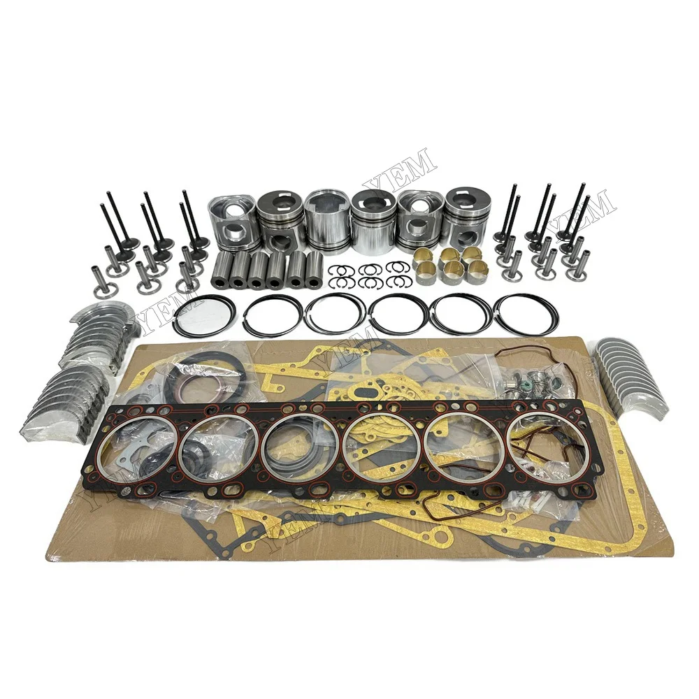 Engine Rebuild Kit With Piston Ring Bearing Valves Cylinder Gaskets Fit for 6CT Engine Parts 3
