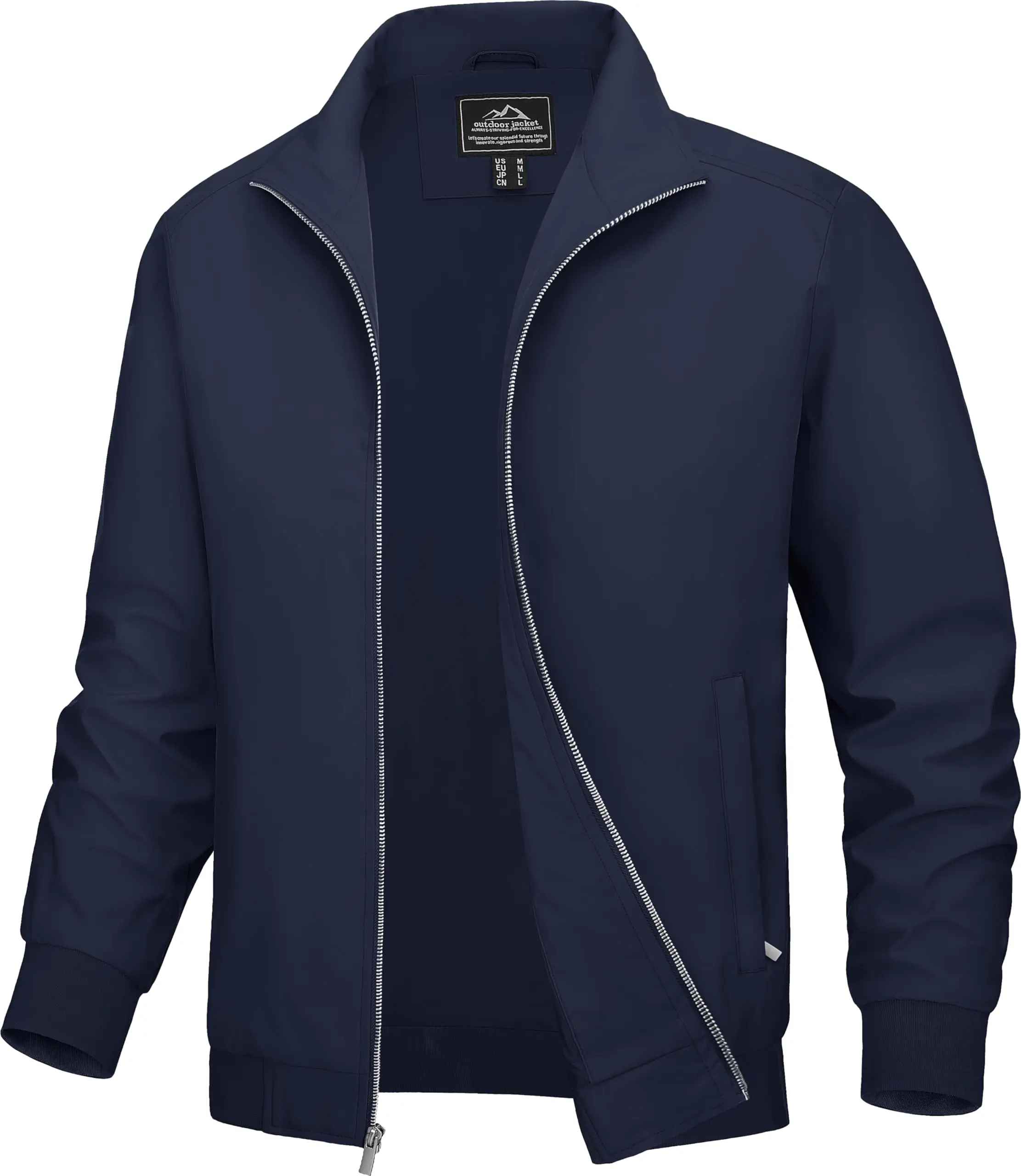 High Quality Custom Logo Wind Breaker Jacket Wholesale Men Windproof  Custom Winter Spring Jacket Coats for Men
