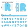 Blue-M(30 letters+1 collar)