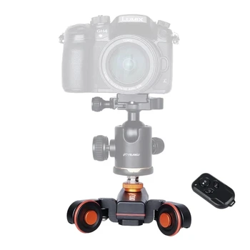 YELANGU L4X Motorized Camera Slider Electric Dolly Car Motorized Autodolly for DSLR Camera