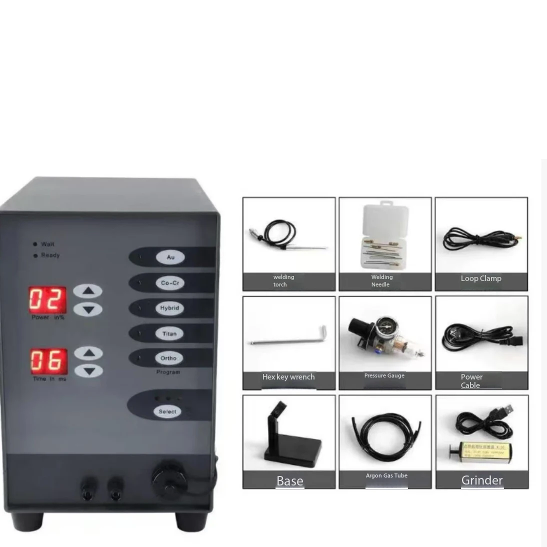TEBAK Digital Control Argon Arc Pulse Soldering Machine - Professional Jewelry Processing Spot Welder
