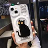 Black cat-transparent