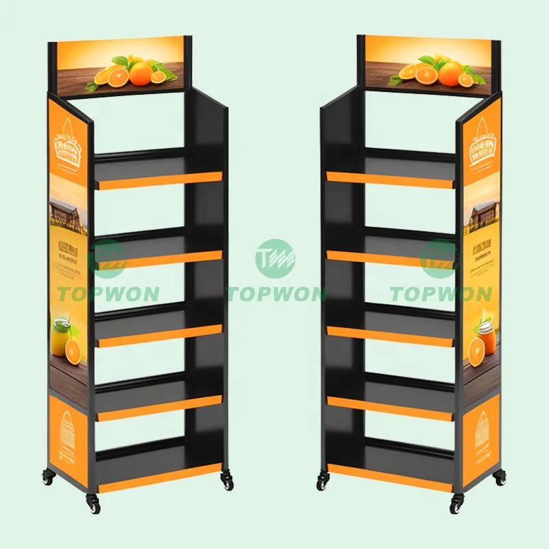 High Quality Shop Metal Display Racks Supermarket Shelf Fruit and Vegetable
