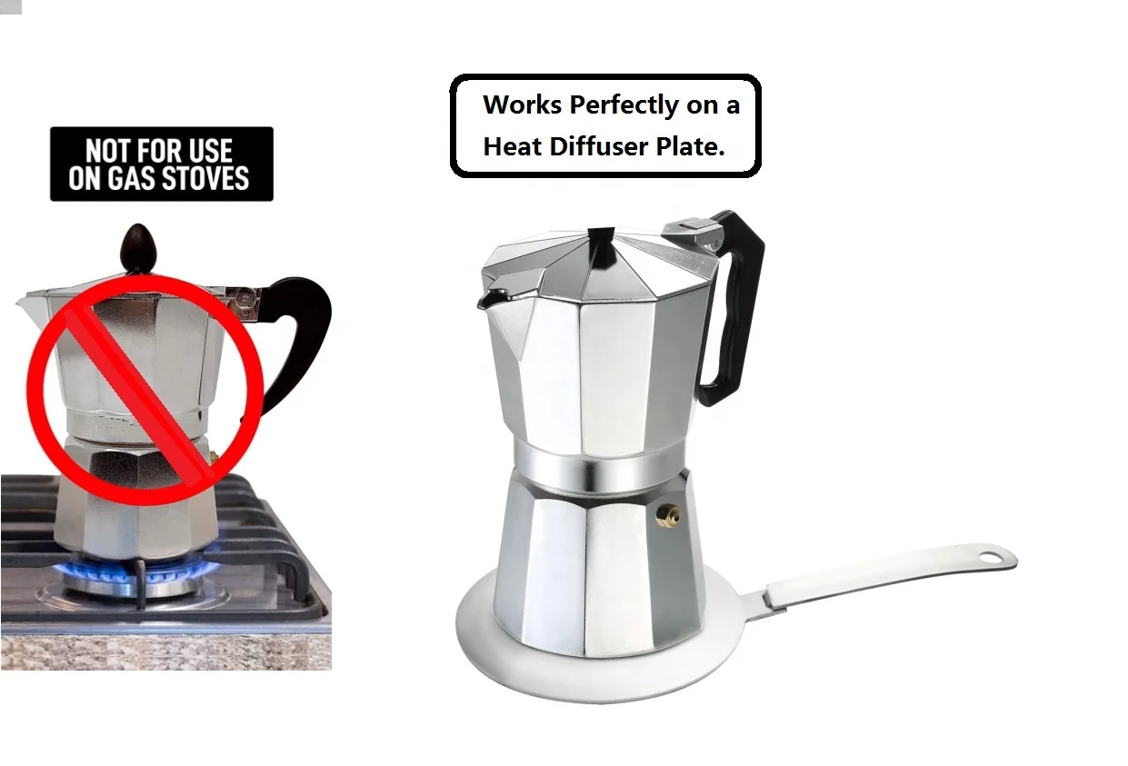 Bialetti Moka Induction 4 & 6 cup - Bear Market Coffee