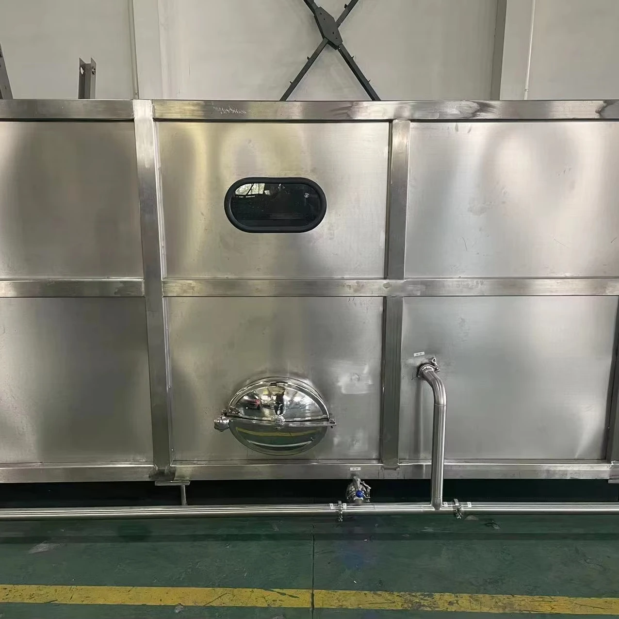 Small Spraying Type Tunnel Pasteurizer for Beer Bottle/can Filling 2000BPH Bottle/Can Pasteurization Machine