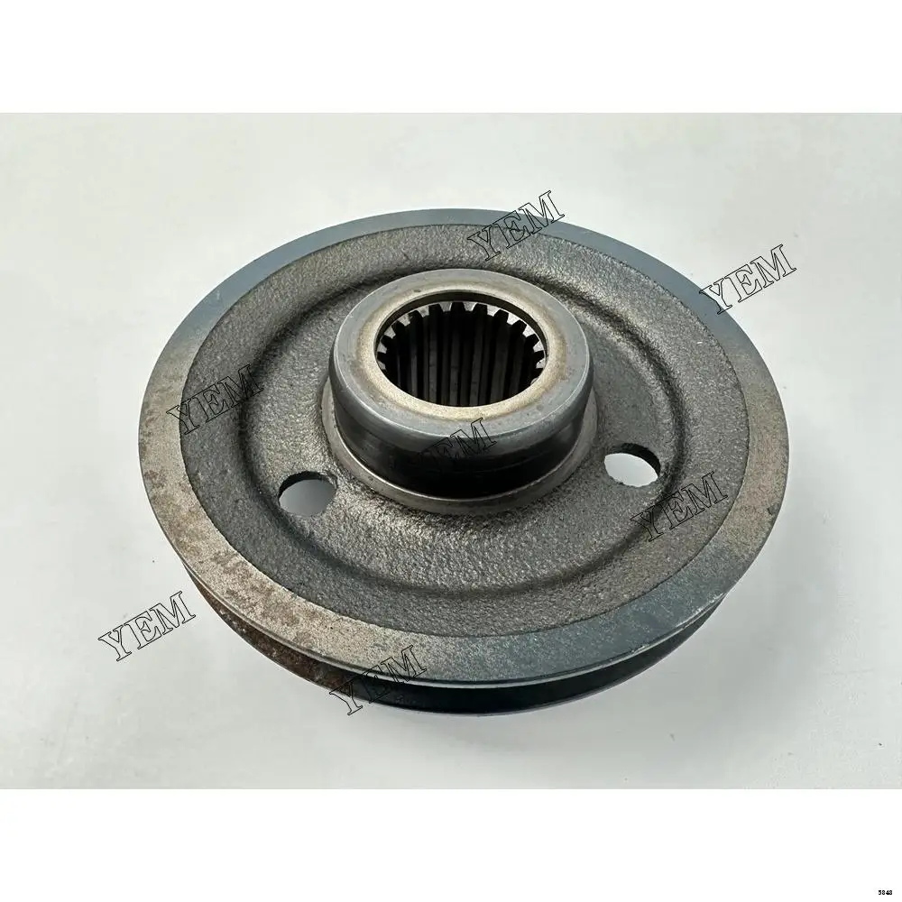 V3800 Crankshaft Pulley for Kubota Machinery Engine Parts