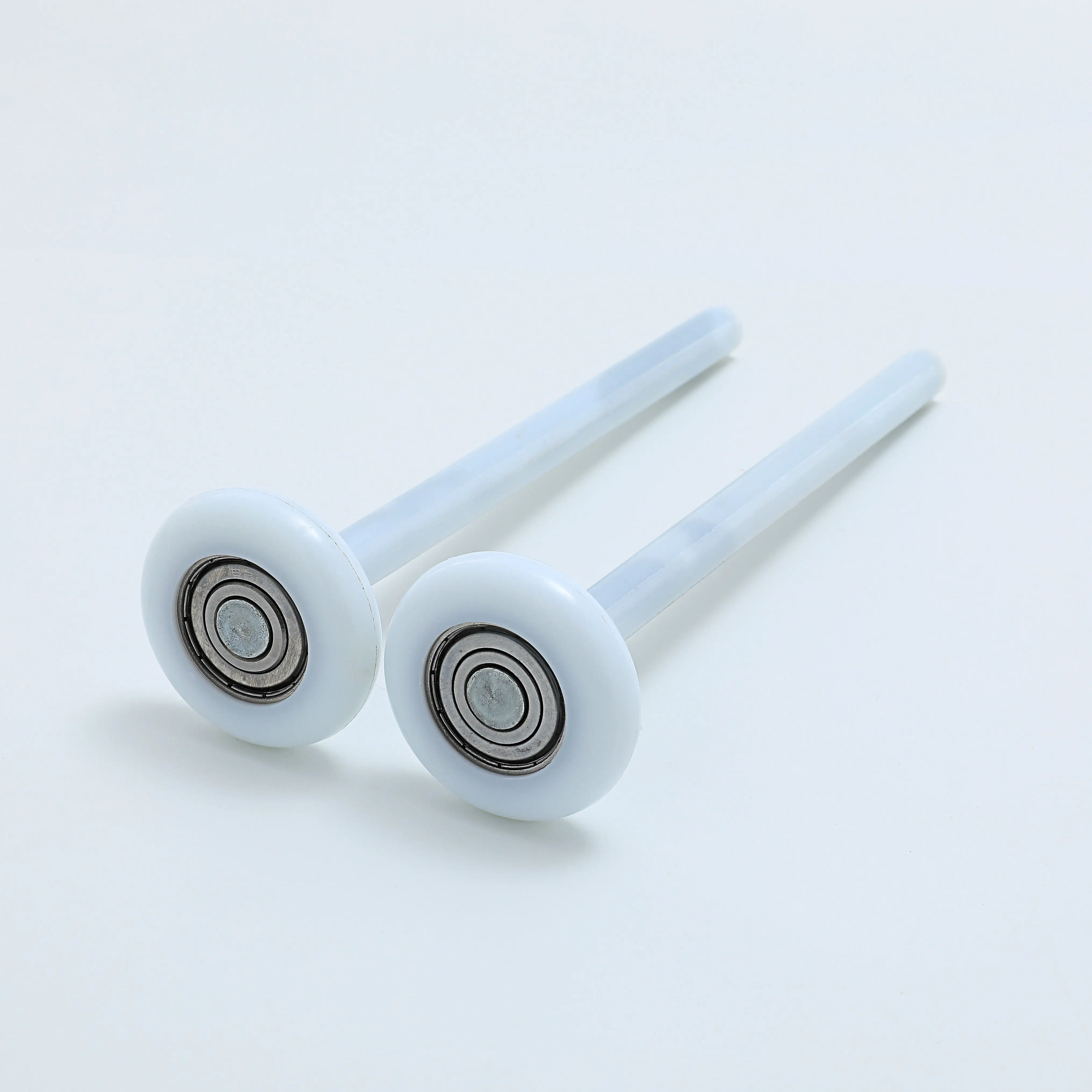 46*178mm White Wheel with Plastic Coated Pole 6200 Bearing Garage Door Roller