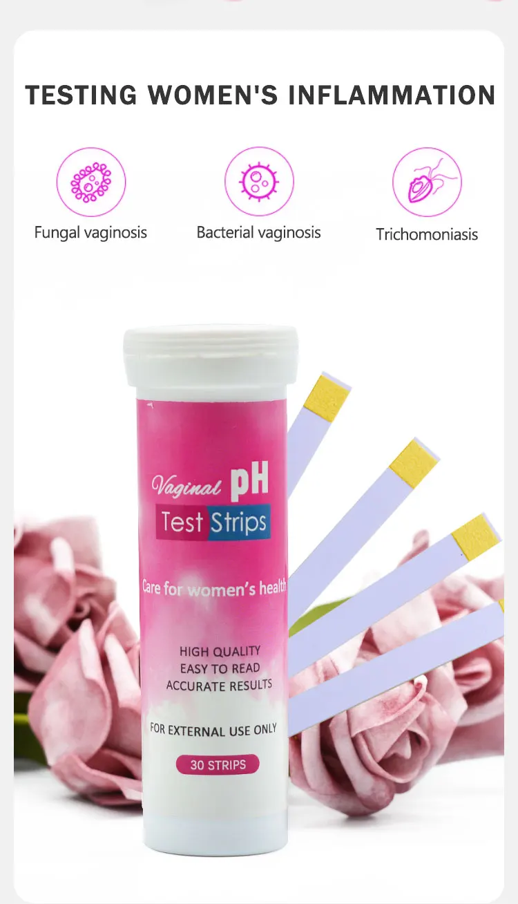 Bandelettes de Test du pH Vaginal pour femmes, 20 pièces, naturelles, pour  prévenir les infections - AliExpress
