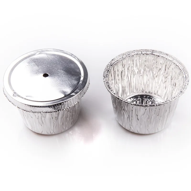 TIA YB22 Mini Aluminum Foil Cup Disposable Appetizer Container Heat Proof Foil Cup for Tapas and Small Bites