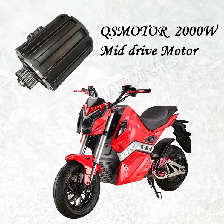 Qs Motor Qs120 2000w 70kph 72v 2000w Bldc Mid Drive Motor Kit For