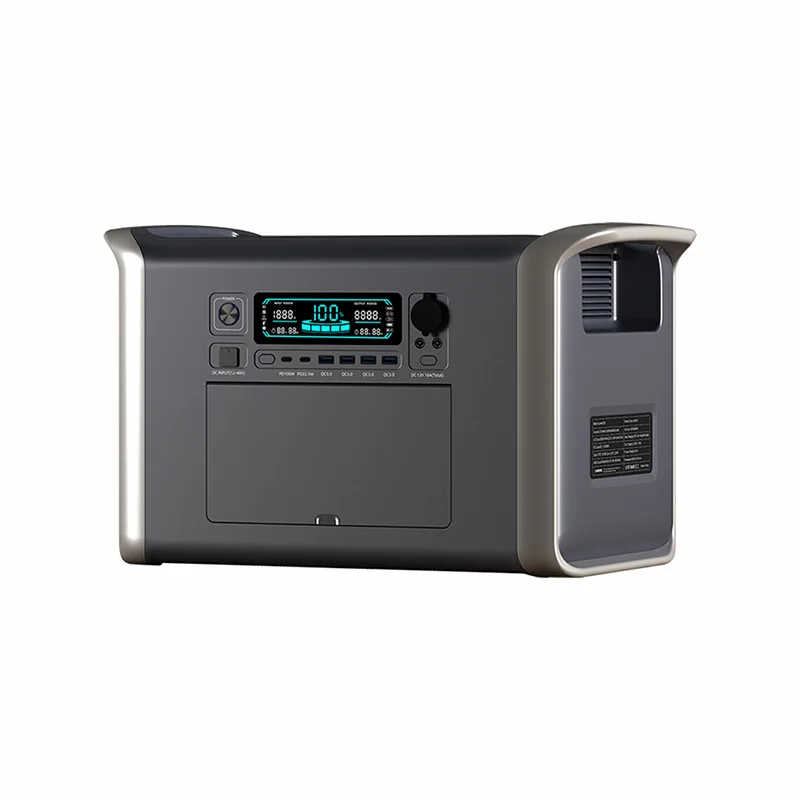 Solar Panel Battery Power Bank Station