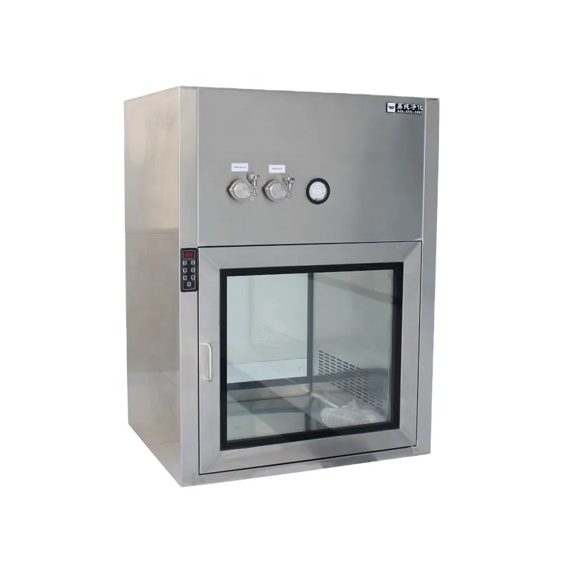 Best Quality Stainless Steel Dynamic Pass Box / Transfer Hatches with HEPA Filter for Clean Room