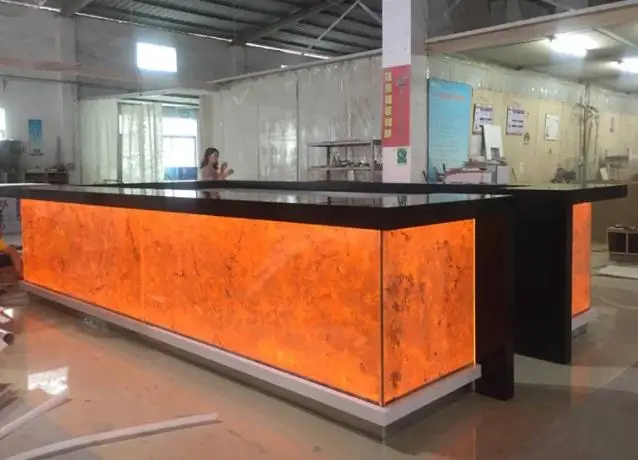 Marble Cocktail Bar Counter Whisky Beer Bar Counter Design Customized Restaurant Bar Counter