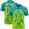 Teal Green  Neon Green