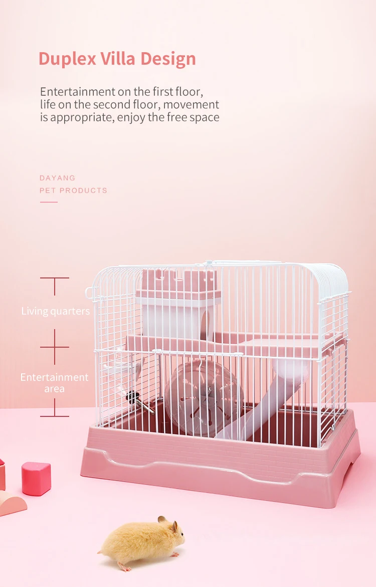 Picture of Luxury Hamster Cage Set with Accessories - Portable & Sustainable