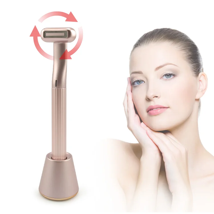Hot Sale Skincare Vibration Anti Wrinkle Aging Face Lift Red Therapy Light Wand Pen Ems Eye Massager Device Microcurrent
