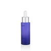 frosted purple dropper bottle