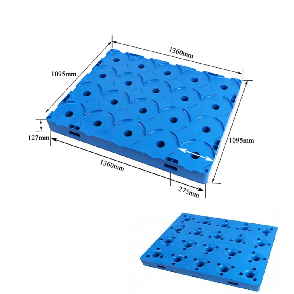 Stacking 5 Gallon Water 20 Bottle Storage Plastic Pallet 5 Gallons Plastic Drinking Bottle Pallet 1360*1095*127mm