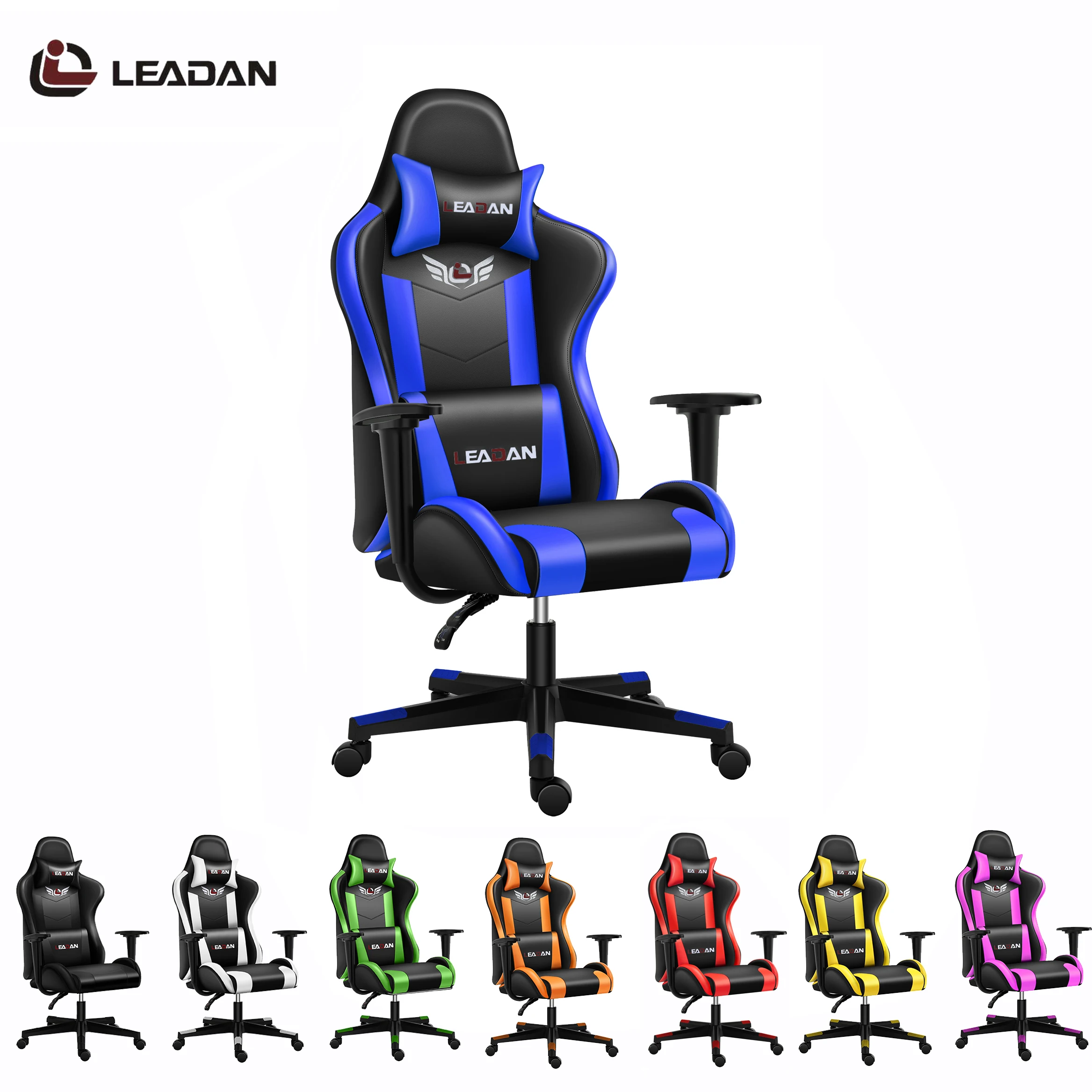 
Роскошное игровое кресло 2021, черное игровое кресло dxracer с тканевым основанием и индивидуальным логотипом, 1 шт., 2020, Сальвадор со светодиодной подсветкой 