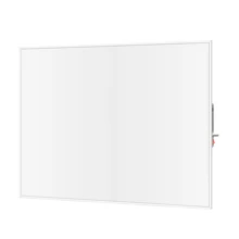 White PET Surface Wall Mounted Floor Standing Aluminum Frame 220-240 V~ 960 W Infrared Carbon Panel Heater with Week Programs