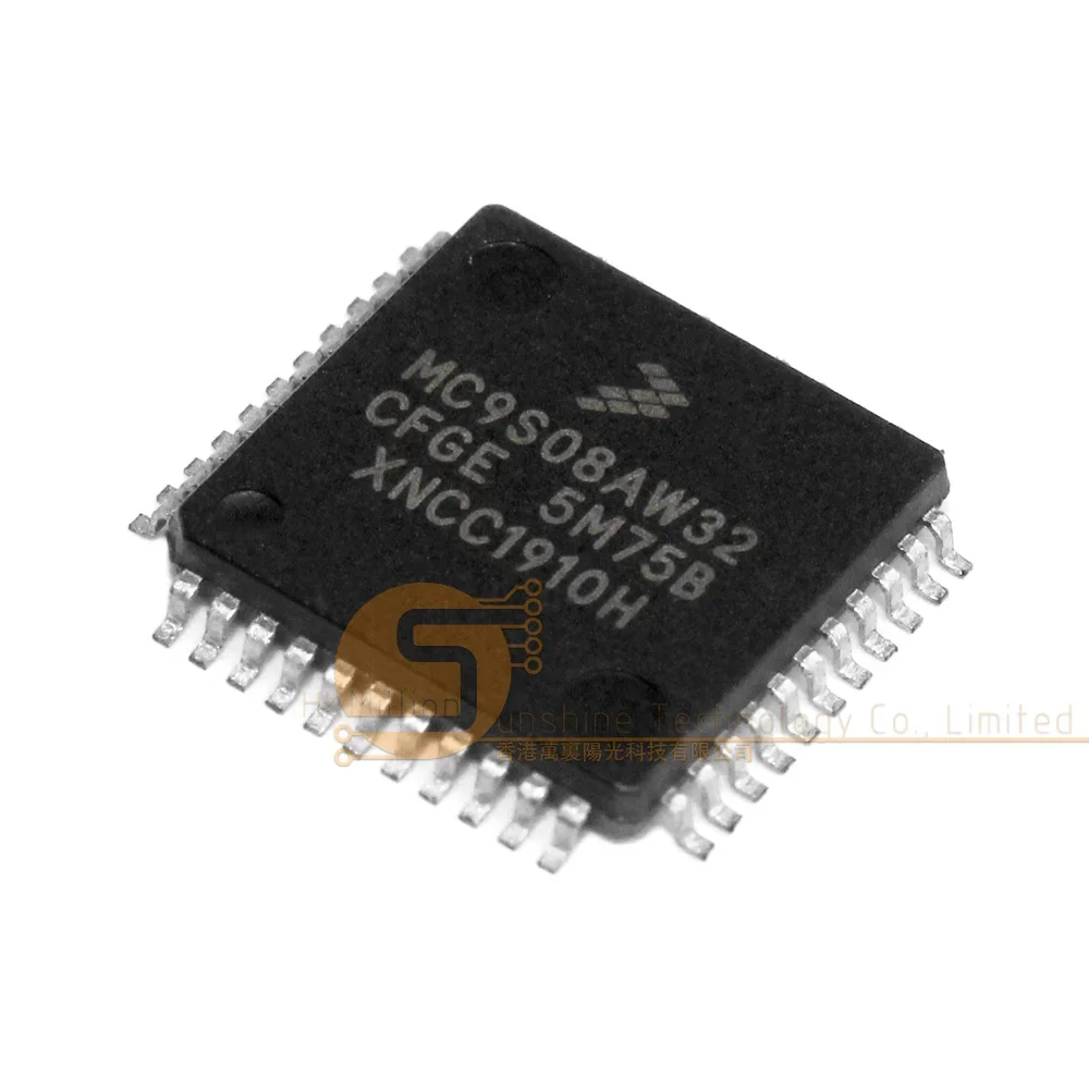 S9S08AW32CFGE LQFP-44 IC de microcontrolador de 8 bits para control automotriz e industrial