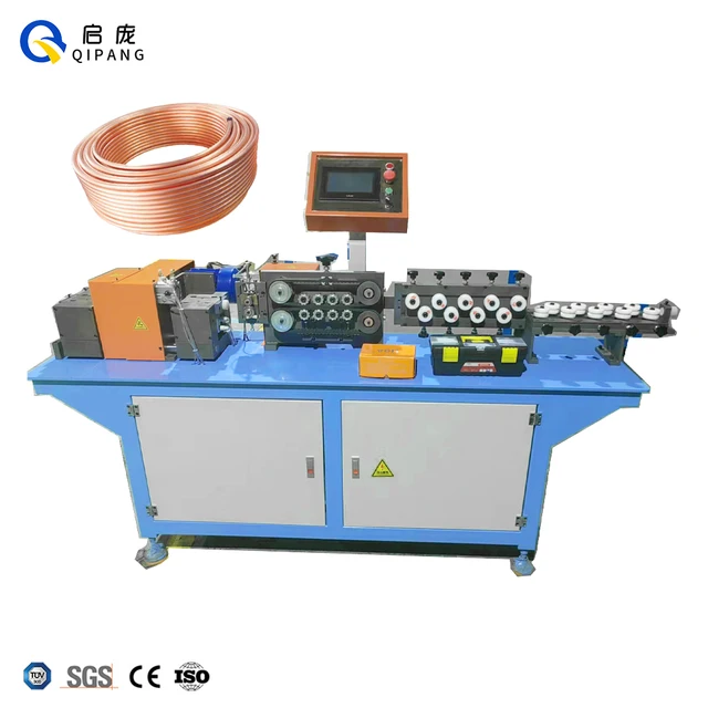 1/4 3/8 1/2 5/8 3/4 Inch Latest Design Flat Tube Coil Flat Tube Straightening and Cutting Machine