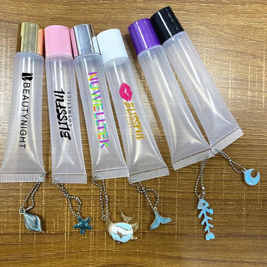 beautynight Lip Gloss squeeze tube with Key chain Custom Logo Private Label lipstick  Lip Gloss tube Keychain| Alibaba.com
