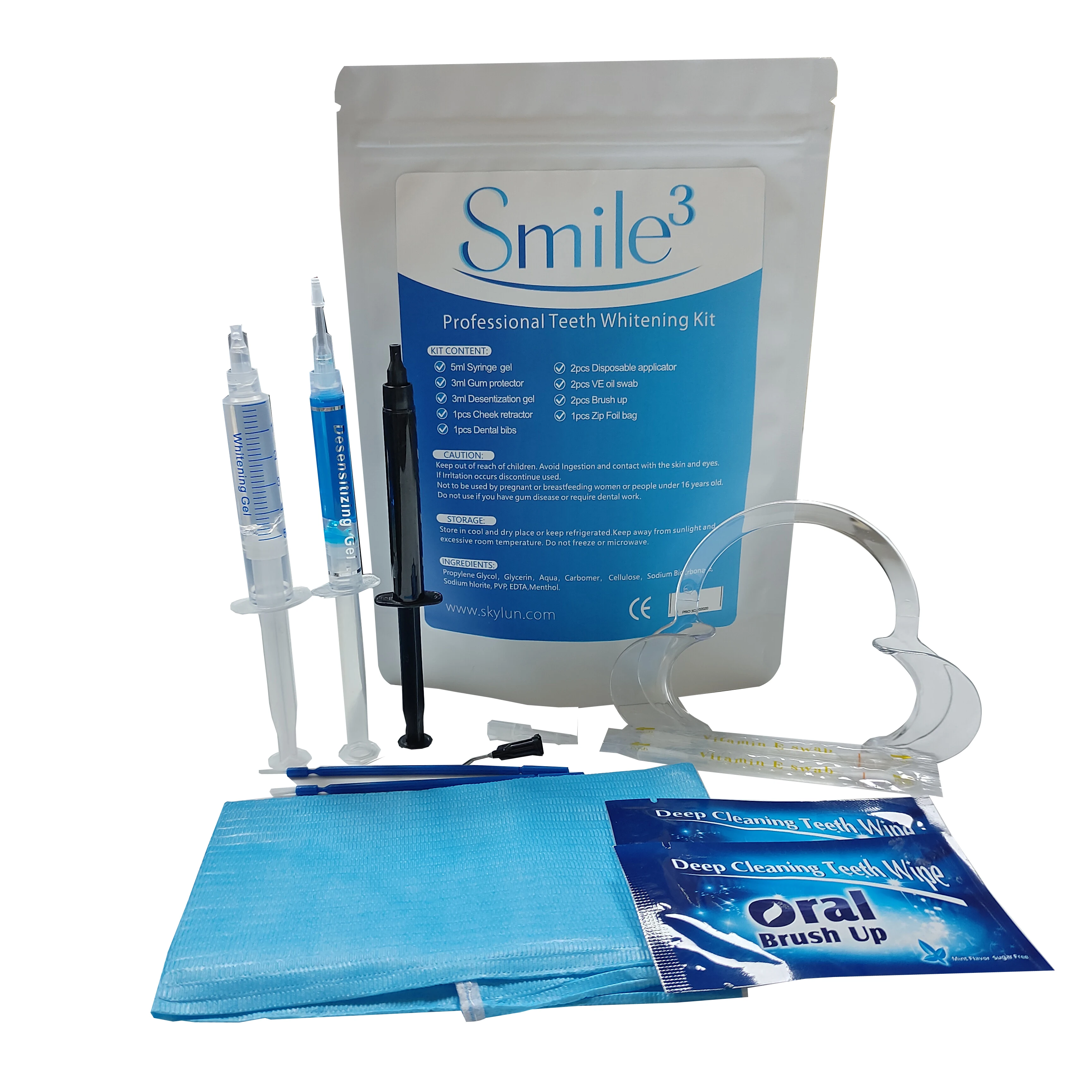 Sun 16% Hydrogen Peroxide Teeth Whitening Gel (3 X 3ml Syringes) - View #4
