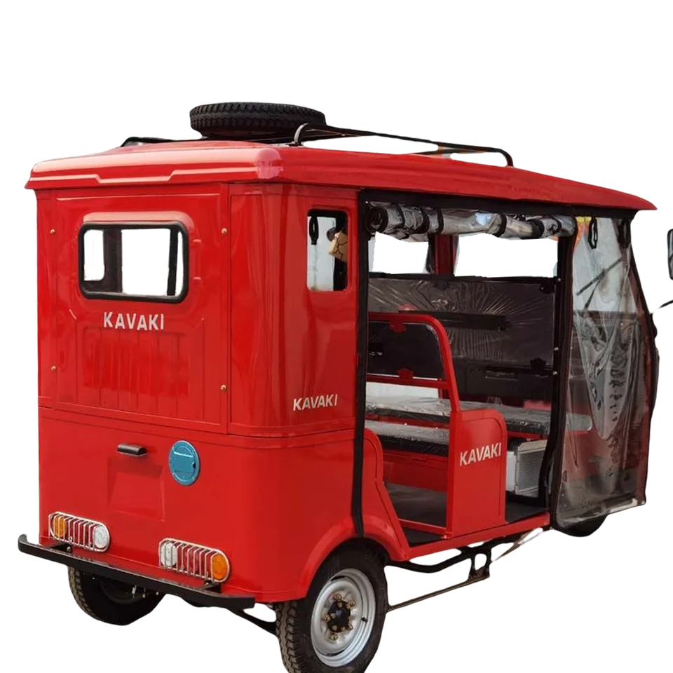 KAVAKI Water Cooled 6 Passenger Tricycle Keke 3 Wheels 200cc 250cc Cargo Tricycle Motorised Farming Gasoline Trike Motorcycle