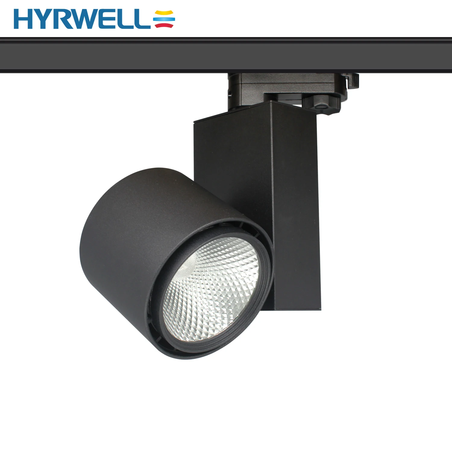 HYRWELL high quality 15/24/38/60 degree 15W Ra90 flicker free led track light track spot light