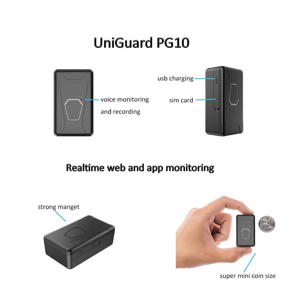 安いGps 07 gf 09 Gf-21 tv GPSトラッカーA8トラッキングチップ最小GPS UniGuard PG10  PG11スマート音声スパイミニトラッカー