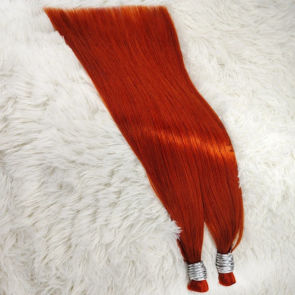 100% Real Virgin Straight Human Hair Bulk Extension 1b 613 Honey Blonde Weaving για πλέξη μη επεξεργασμένων βραζιλιάνικων μαλλιών_voghion.com