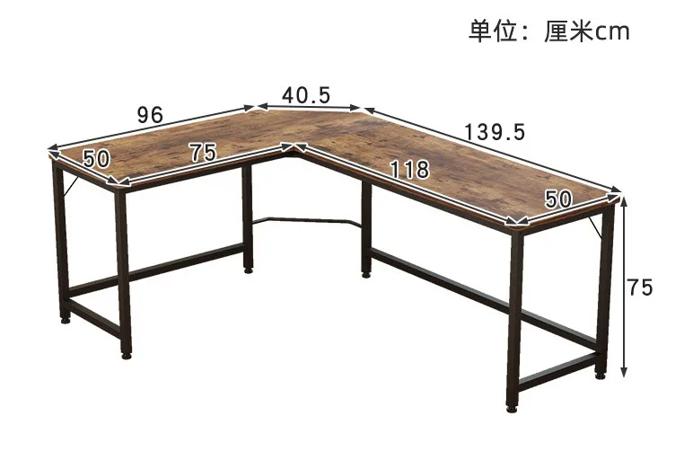 Simple Modern Large Cheap Study Table Height Adjustable Standing Computer Desks