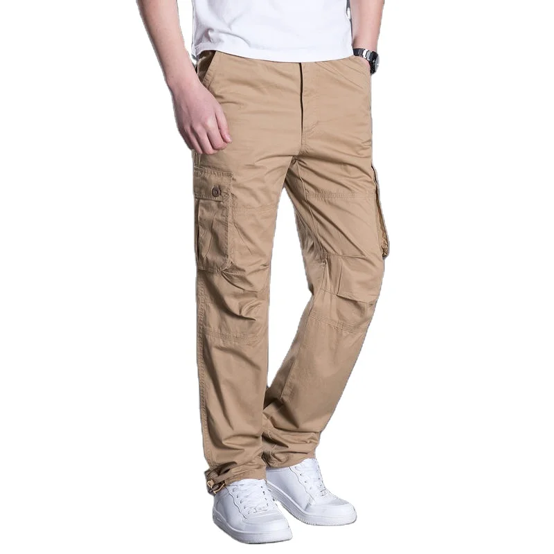 Custom Utility Cargo Trousers Wholesale Mens Stacked Pants Jogging ...