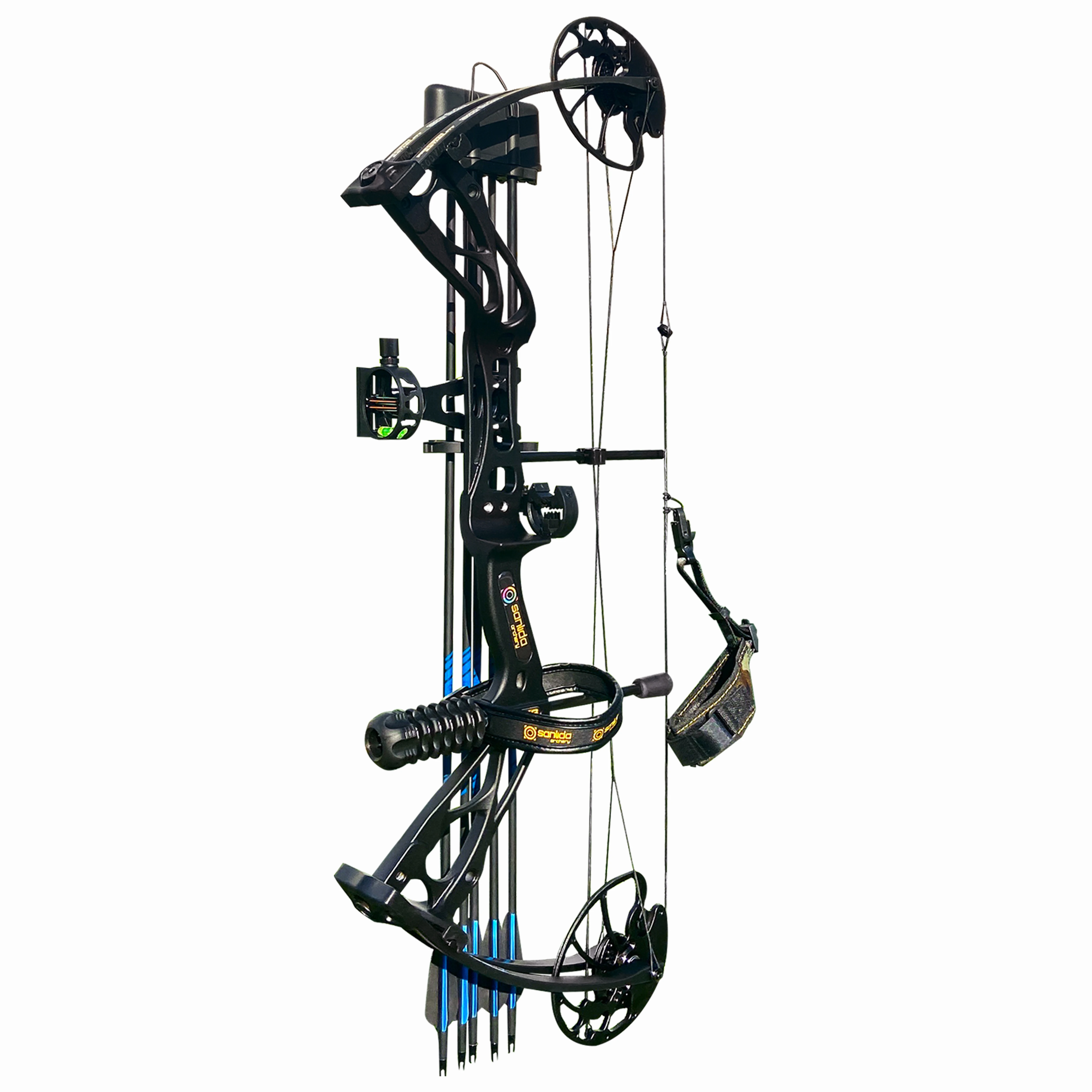 Sanlida Dragon 8 Carbon Hunting Arrows 24-Pack 360 Spine With Dragon X9 Stabilizer - Pure Carbon Archery Set