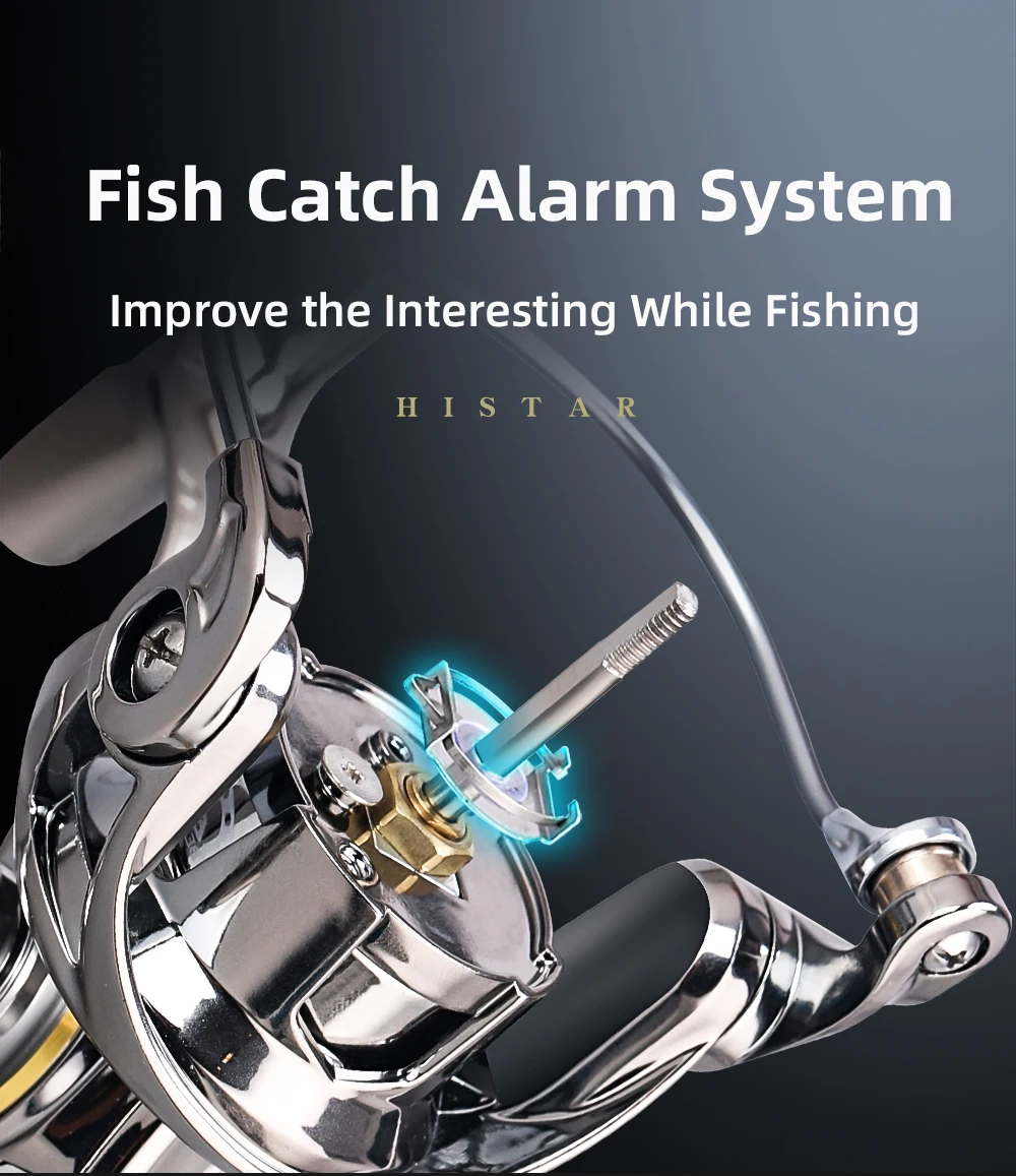HISTAR X6 Spinning Reel - Durable, High-Performance Fishing