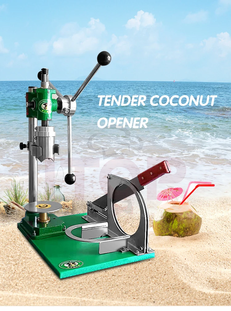 Young Green Coconut Opener Tool Dispositivos De Apertura De Coco Fruit