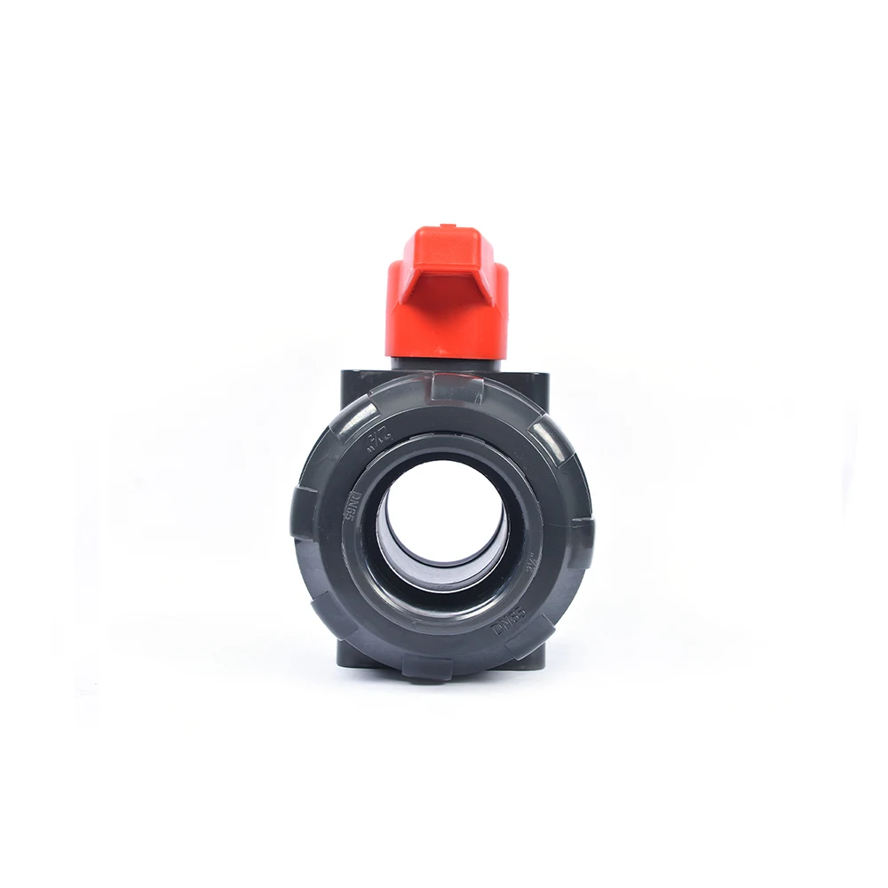 reliable price UPVC double true union ball valve UPVC Double Union Metering Ball ValveUPVC PIPE UPVC VALVE UPVC PIPE FITTING