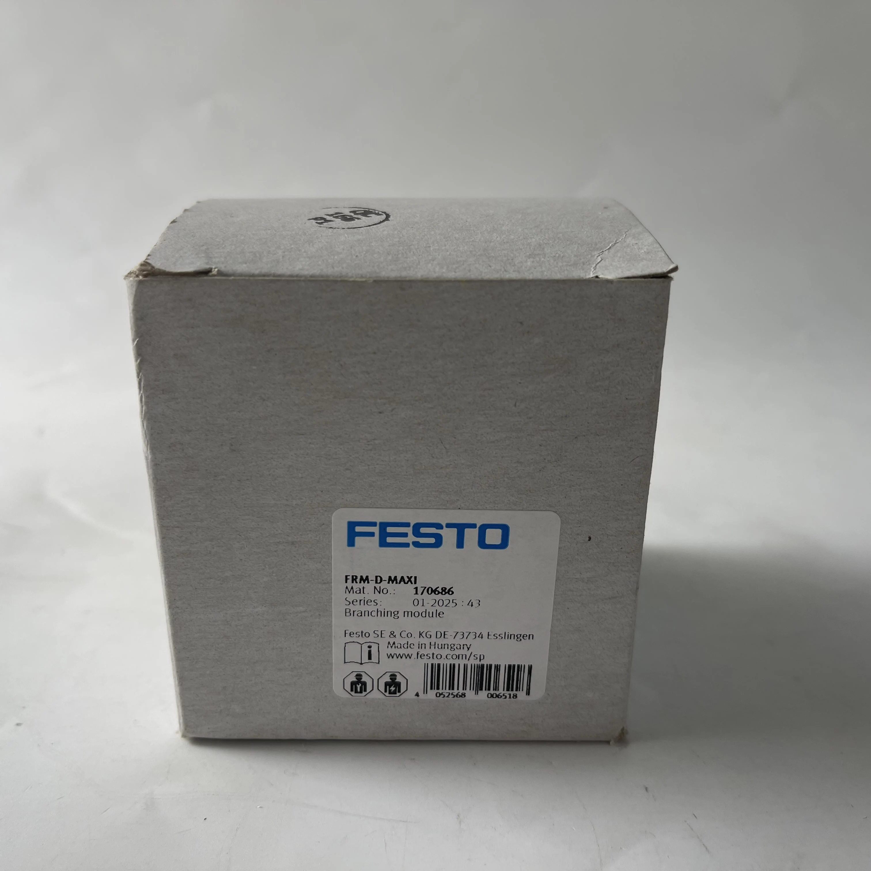 FESTO Pneumatic Branching Module FRM-D-MAXI 170686 FESTO Pneumatic Branching Module FRM-D-MAXI 170686