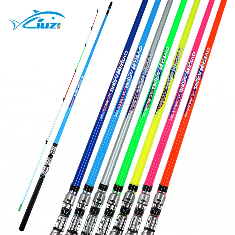 
2 section Glass Fiber Colourful Fishing Tackle Fishing Rod 