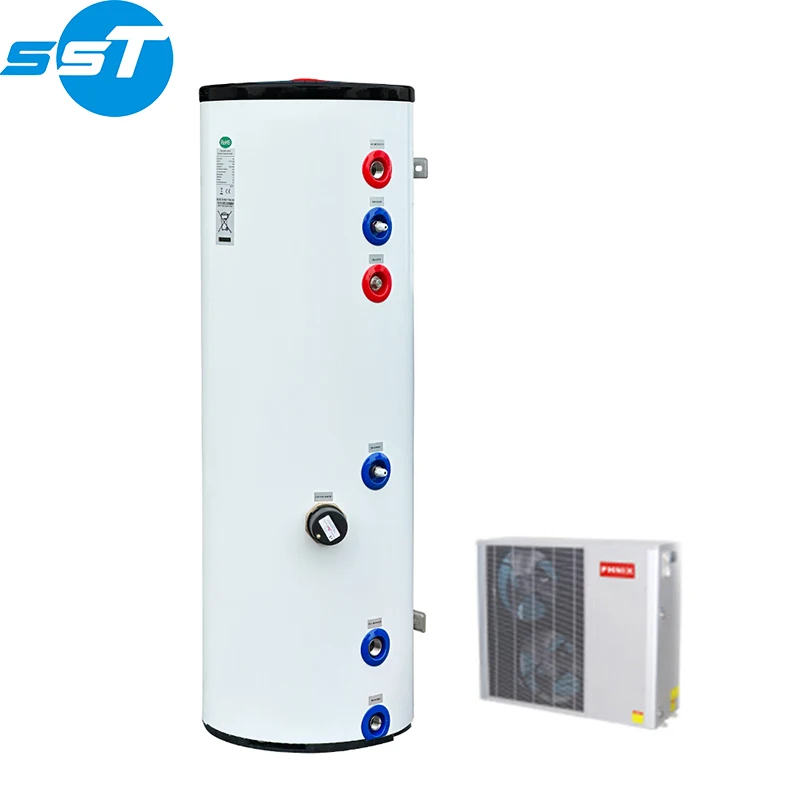 Energy saving 250L 200L heat pump water tank hot water duplex ss tanks for hot water storage tanks
