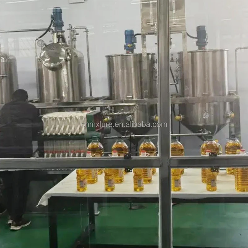 Refined Vegetable Oil Refining Machine Line