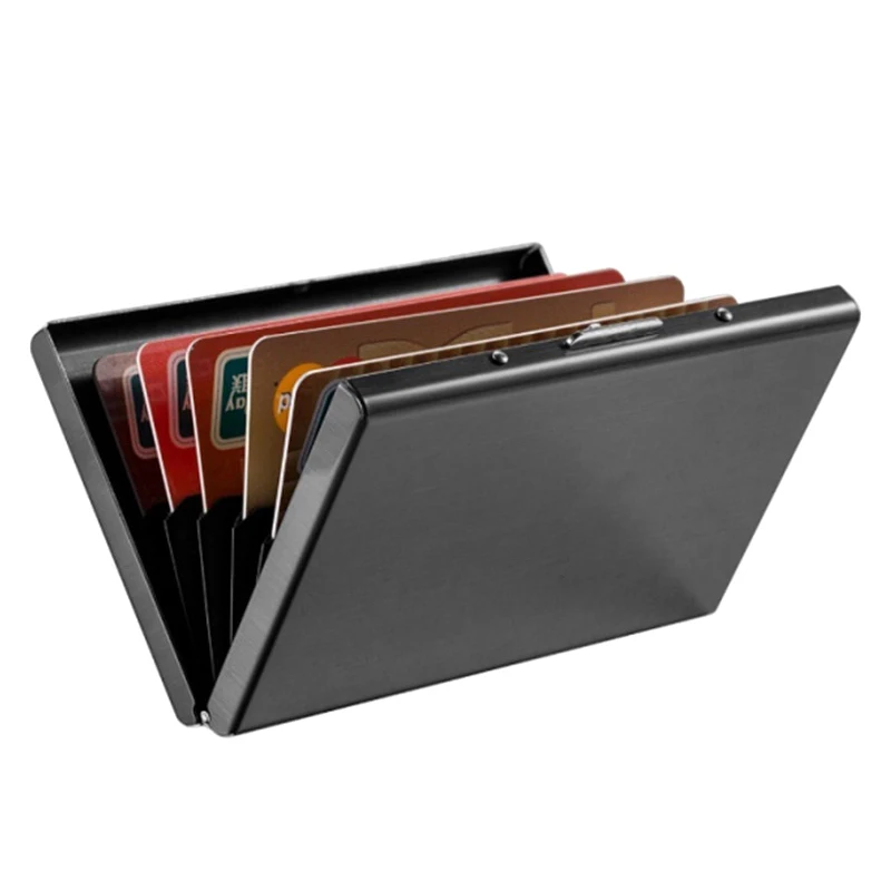 RFID credit card business id card holders blocking card wallet to protect people privacy